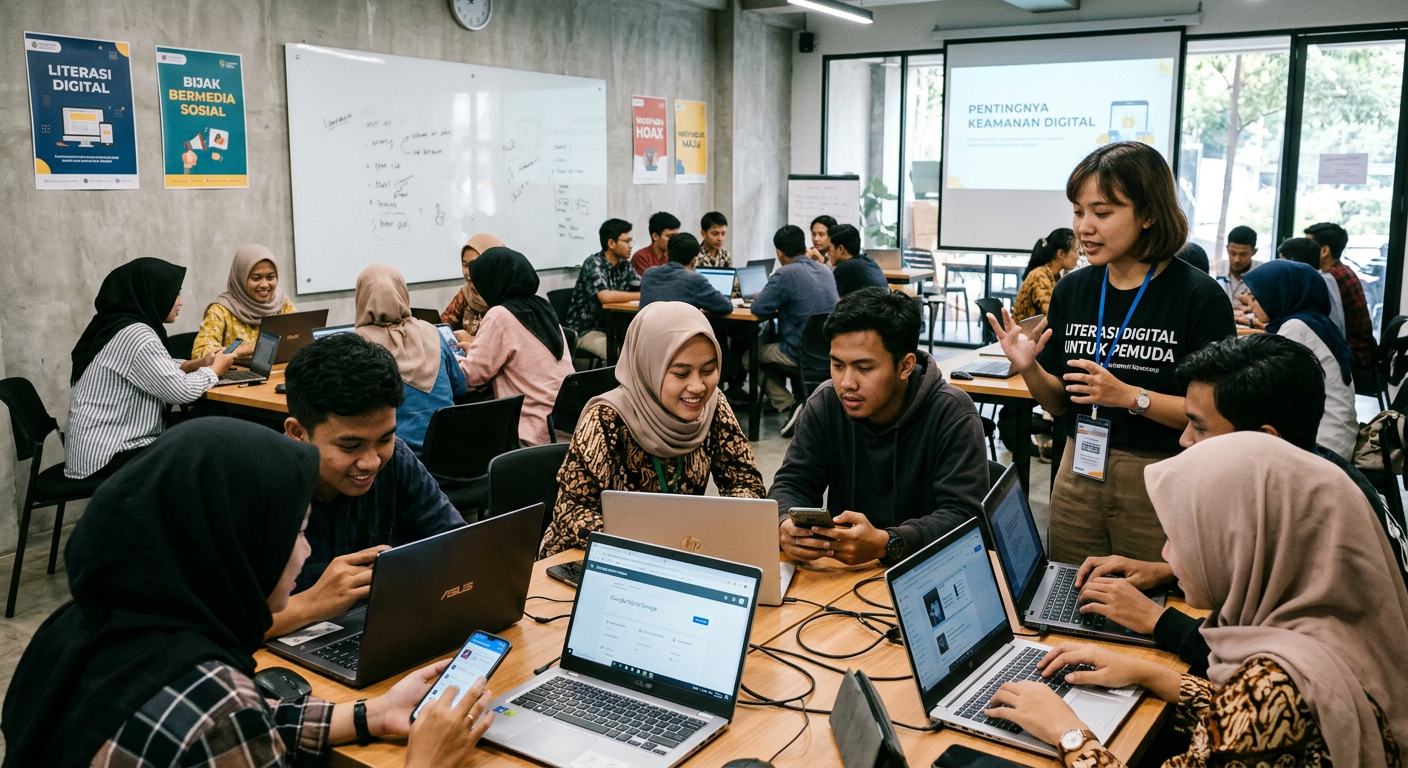Workshop Literasi Digital Pemuda - kegiatan LIVEDRAWSGP 5D