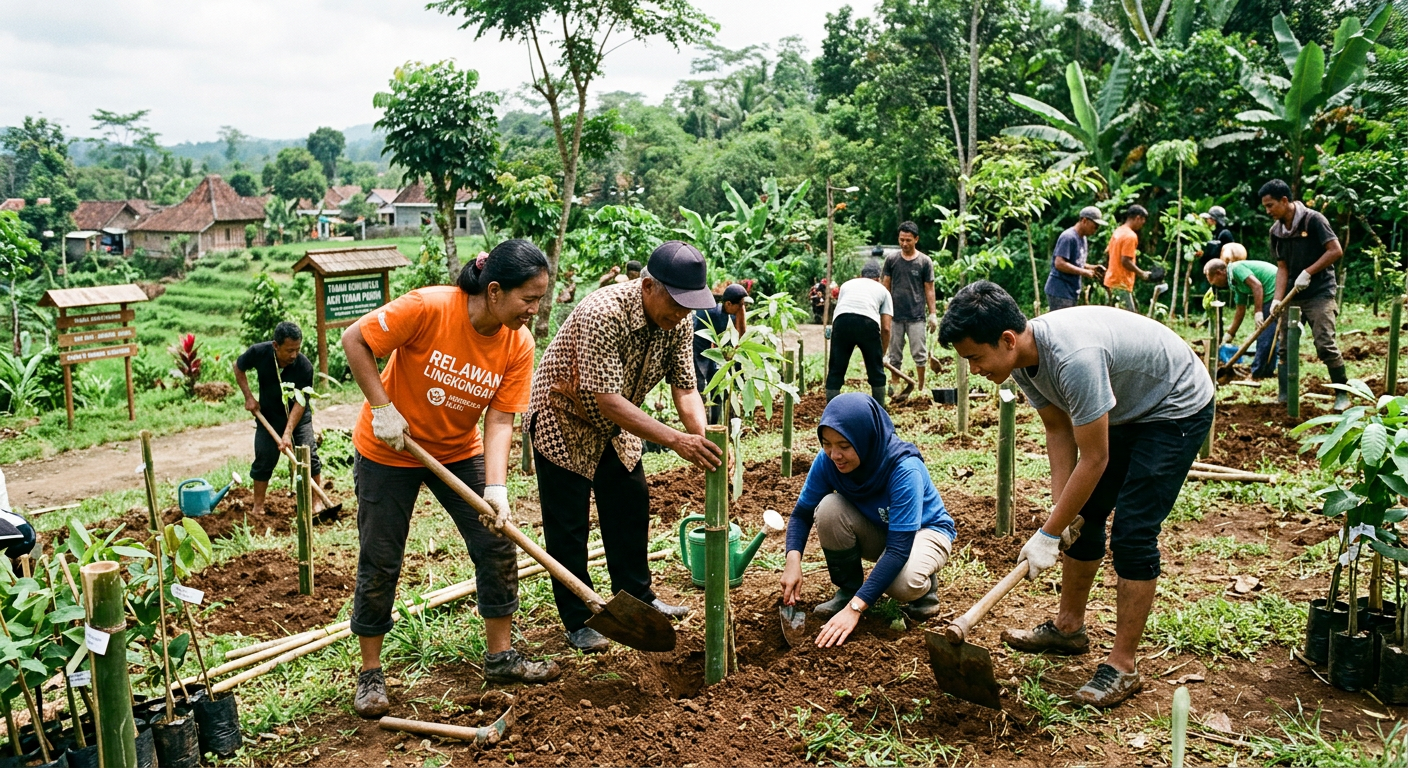 LIVEDRAWSGP 5D Hijau - Program lingkungan seperti gotong royong, penanaman pohon, dan edukasi pelestarian lingkungan.